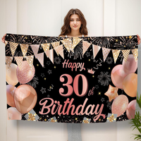30. Geburtstag Banner, 30. Geburtstagsbanner Deko FüR MäNner & Frauen, Handgehal