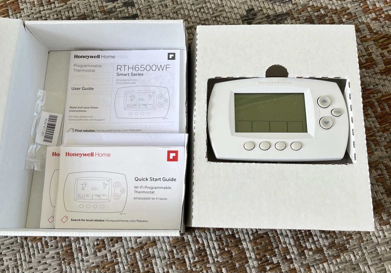 Honeywell Home RTH6500WF Programmable Thermostat Digital Display Smart White
