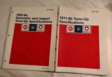 AC GM Delco Tune-Up Specifications 1971-1980 SD-100 1981-1984 SD-100A