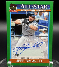 2026 Topps Series 2 Jeff Bagwell Green 37/99 Auto All Star Houston #91AS-JB