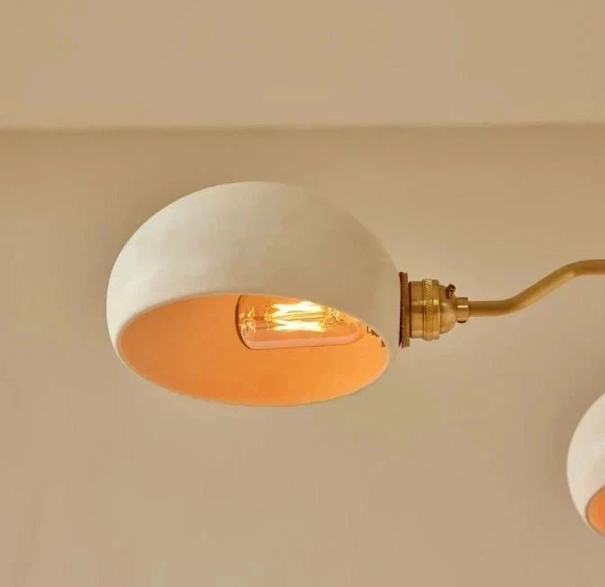 Baker Chandelier 8 Arm Brass Modern ceiling chandelier - Image 2 of 3