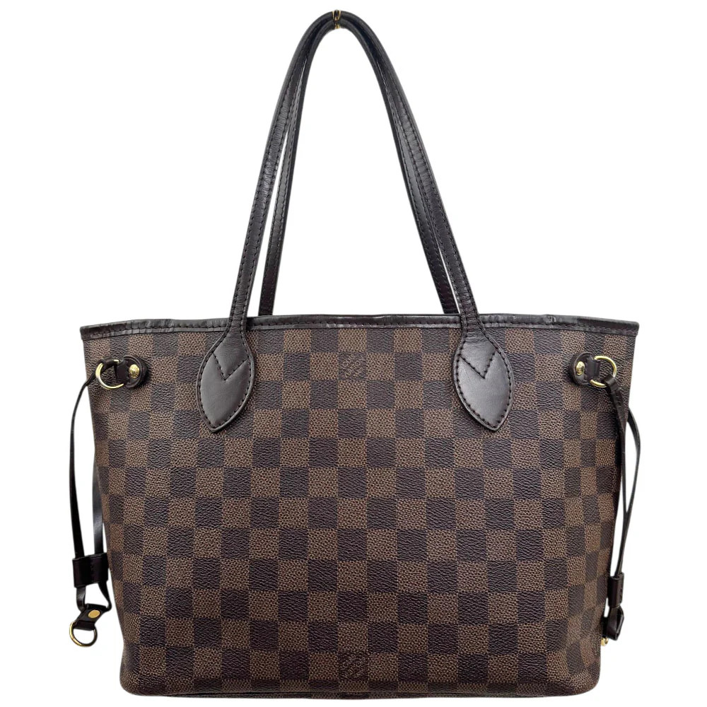 LOUIS VUITTON Neverfull PM Damier Ebene Shoulder Bag LHQ1936