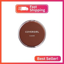 Covergirl Clean Pressed Powder Foundation, 125 Buff Beige, 0.39 Fl Oz