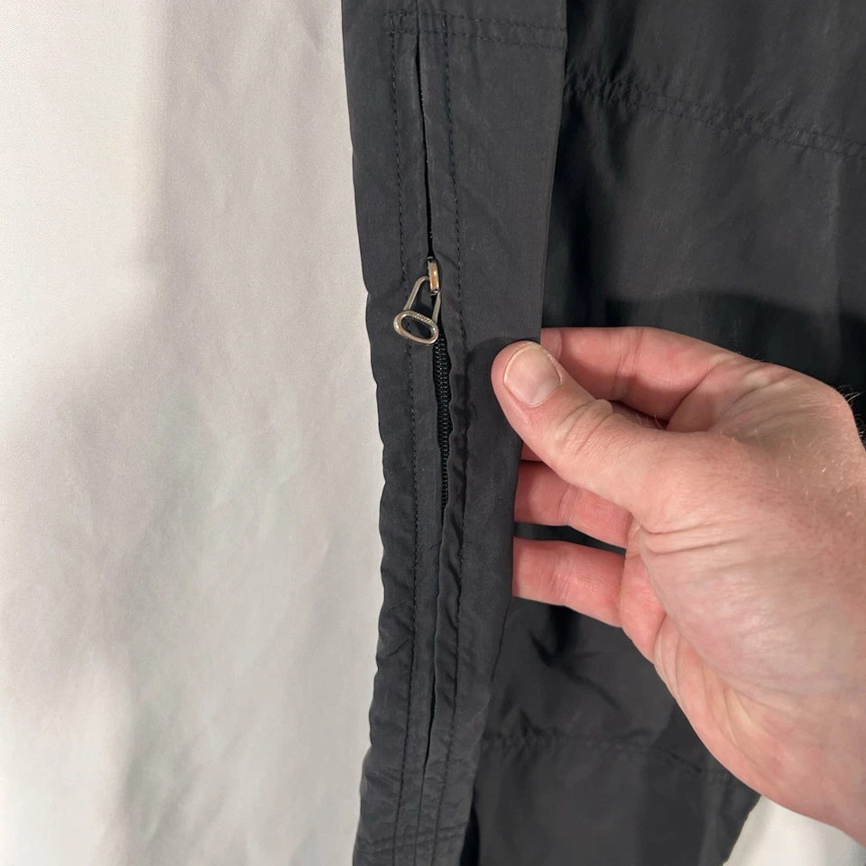 Pantalones deportivos Hugo Boss de nailon para hombre 32 L negros con cremallera a presión de carga bolsillos con cremallera Foto 4 de 4