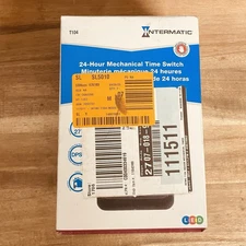 Intermatic T104 24 Hour Mechanical Timer 208V–277V, Brand New Sealed