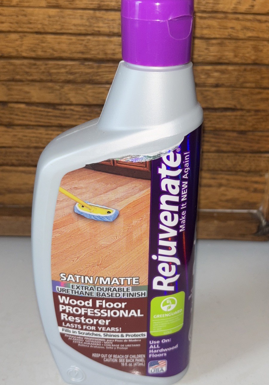 Rejuvenate Wood Floor Professional Restorer Satin/Matte Finish 32oz New Cleaning