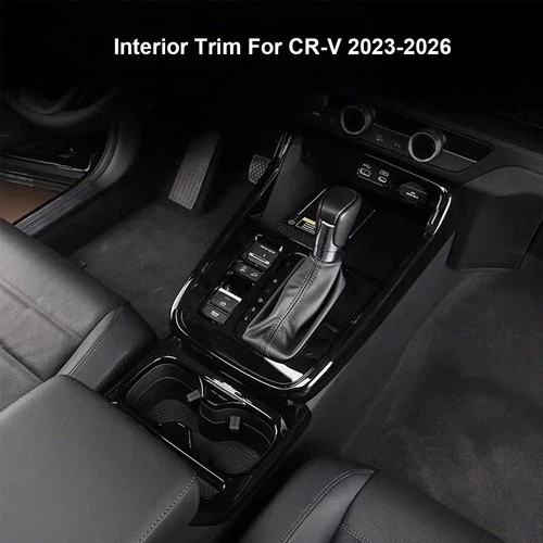Gloss Black Interior Accessories Upgrade Trim for For Honda CR-V CRV 2023-2026