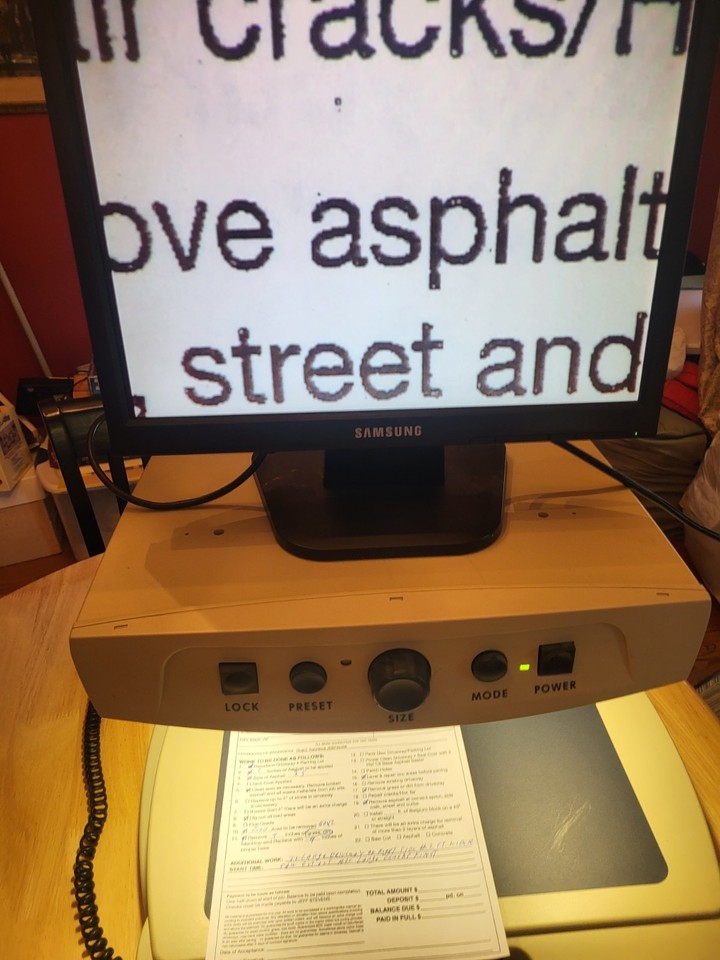 Merlin Enhanced Vision Color Video Magnifier | eBay