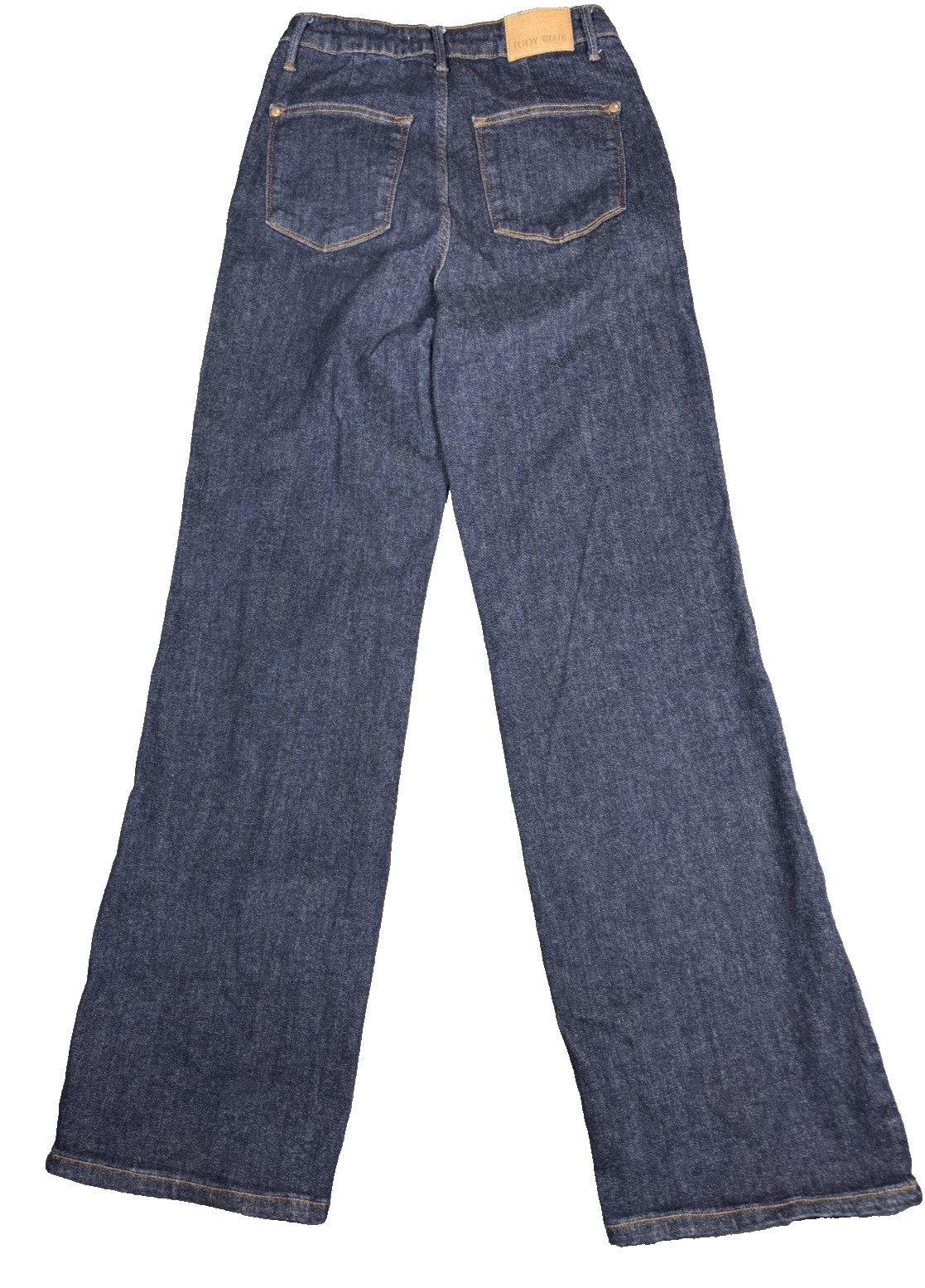 Judy Blue Curvy Darling High Rise Wide Leg Jeans 5/27 Dark Wash Boho Chic