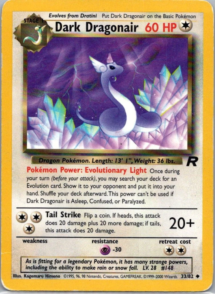 Dark Dragonair Pokémon TCG Cards for sale | eBay
