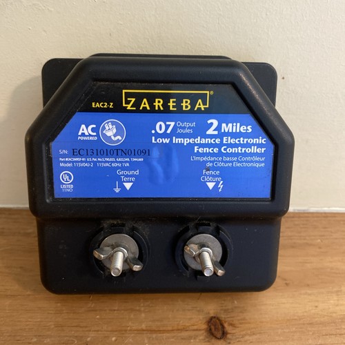 Zareba EA2M-Z Low Impedance Electronic Fence Controller .07 Out 2 Miles TESTED