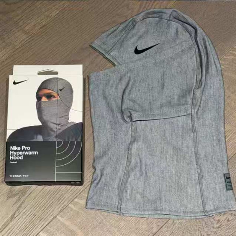 Nike Pro Therma-Fit Hyperwarm Hood Ski Mask -Gray | eBay