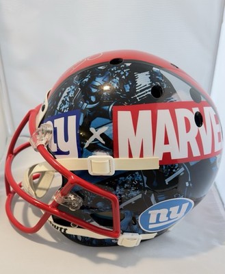 avengersmodern day football helmet Schutt New York Giants Marvel Football Helmet NFL Red Blue White Black