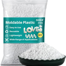 10.9Oz Moldable Plastic Pellets - Thermoplastic Beads Polymorph Plastic Meltable