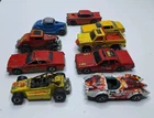 Hot Wheels Junk Yard. 9 vintage HotWheels one red line.