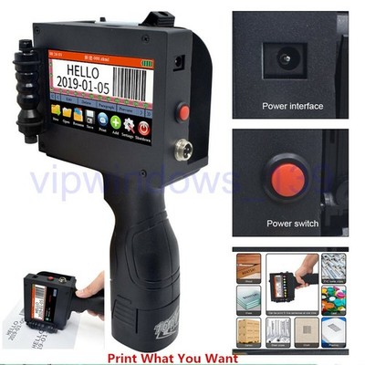 Handheld Inkjet Printer Carton Box Printing/DOD Handjet/Portable Coding Machine