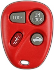 Fob Replacement for 2001 2002 2003 2004 2005 Impala Monte Carlo 1-Pack Red