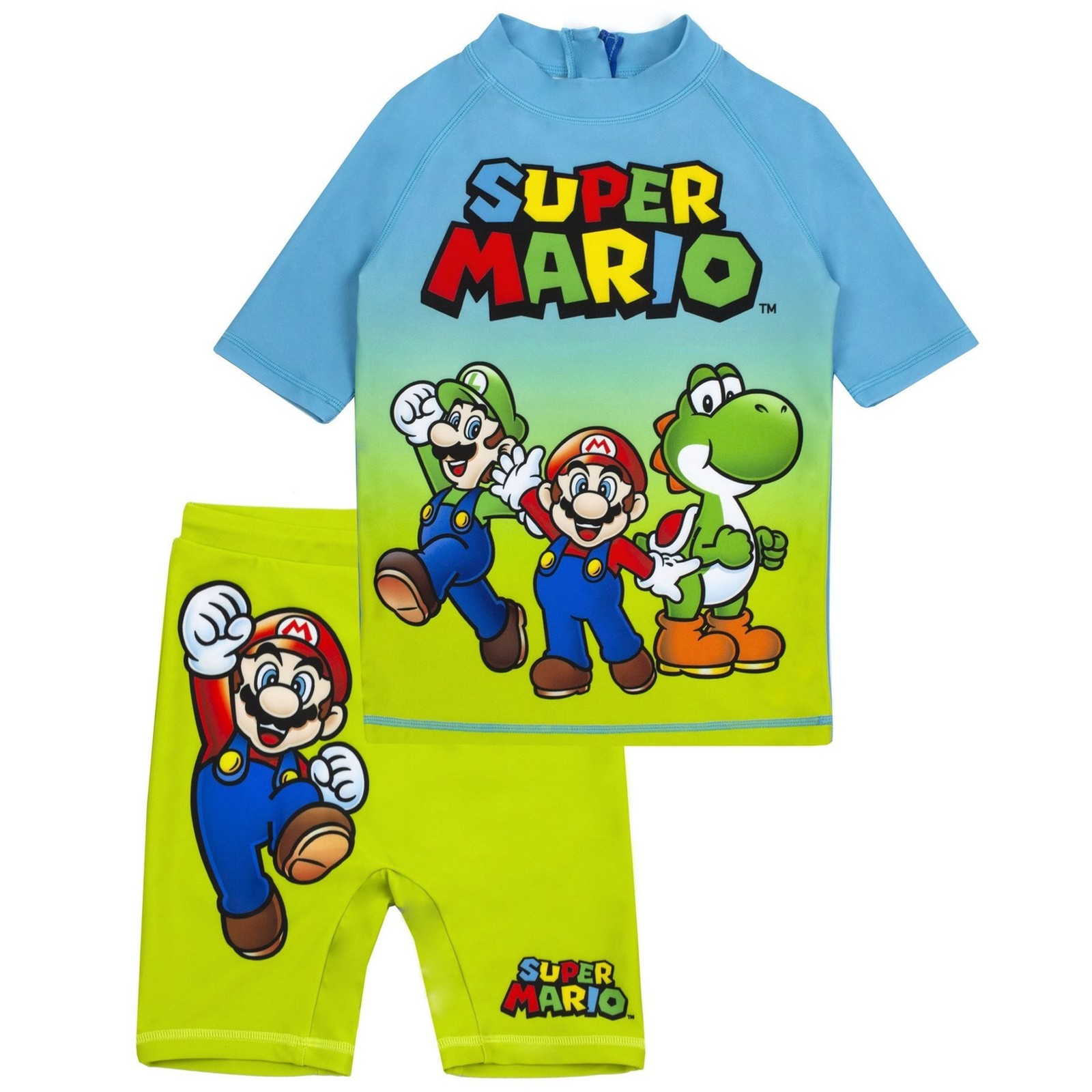 Super Mario Juego de Pijama Corto para Niños (NS6236)