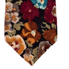 Strathmore by Richman Mod Abstract Floral 100 Silk Tie Retro