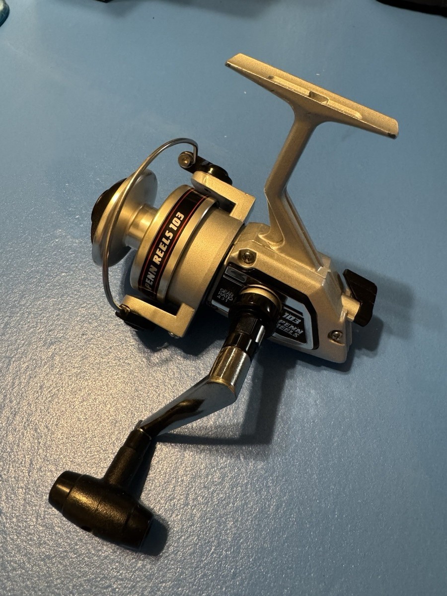 VINTAGE PENN 103 Spinning Reel SILVER SERIES MADE IN JAPAN. | eBay