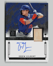 Drew Gilbert 2024 Panini Impeccable Lumber Signatures Bat Auto /49 Mets JOE