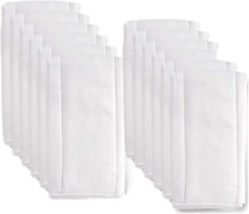 6 Ply Cloth Diapers Burp Cloth, Thick Washable Absorbent Cotton Diaper for Babi