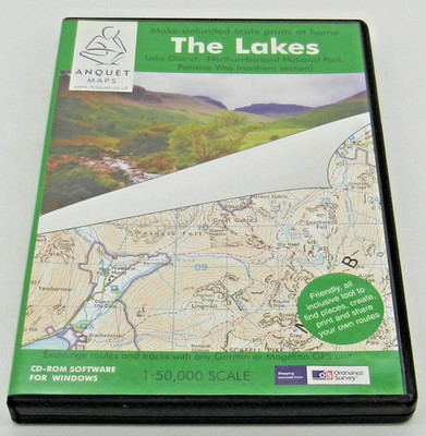 The Lakes (Anquet Maps) CD-ROM