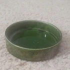 Vintage McCoy Pottery Round Dark Green Shallow Dish