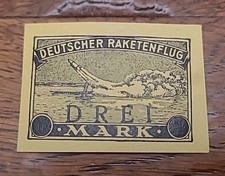 21 - Luftpost Raketenpost 3 Mark * Deutscher Raketenflug
