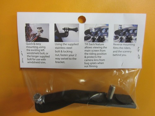 USA Go Pro Hero mount fits Harley-Davidson 96-13 batwing fairings Ultra Classic - Picture 5 of 10