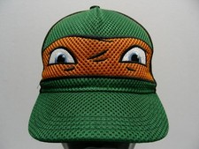 TEENAGE MUTANT NINJA TURTLES - MICHAELANGELO YOUTH SIZE SNAPBACK BALL CAP HAT 