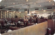 Omaha NE Overland Cafe Clock Juke Box Postcard