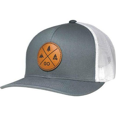 NEW LINDO Trucker Hat GO Outdoors Grey 