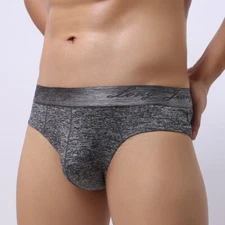 ZONBAILON Men's Underwear Sexy Enhanced Bulging Bag Elastic Breathable Briefs