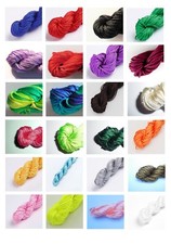 25 METER NYLONBAND SCHNUR GEWEBT BAND MAKRAMEE SHAMBALLA ARMBAND FLECHTEN