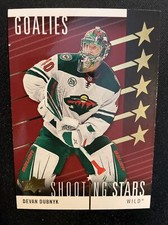 19-20 UD Series 1 Hockey Shooting Stars Red SP SSG-10 Devan Dubnyk