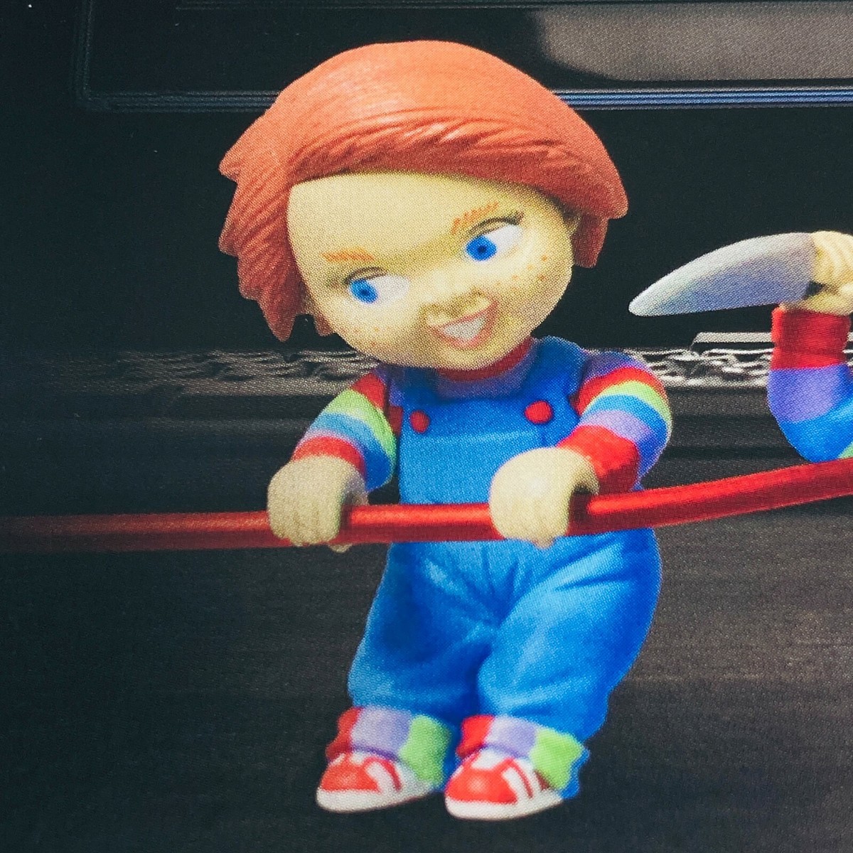 CHILD'S PLAY CHUCKY Pulling Cable 5 Mini Figure Set Japan TAKARA