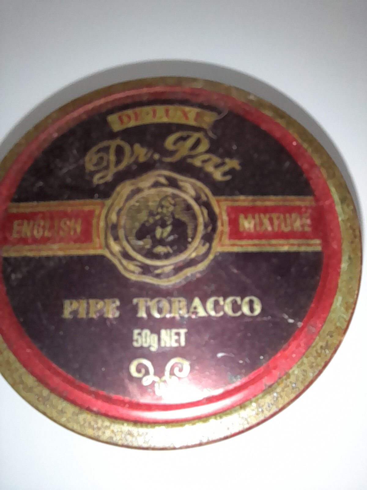 Vintage Dr Pat Pipe Tobacco 50g Australian Tobacco Tin Red eBay
