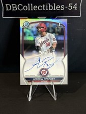 2023 Bowman Draft Andrew Pinckney 1st Refractor Auto 455/499 Nationals 