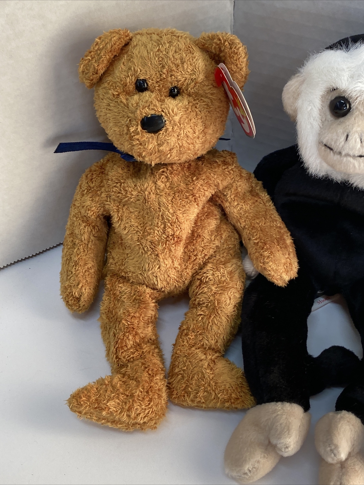 Lot of 3 1999 Ty beanie babies Fuzz clubby II mooch all with tags beanie baby - Picture 4 of 7