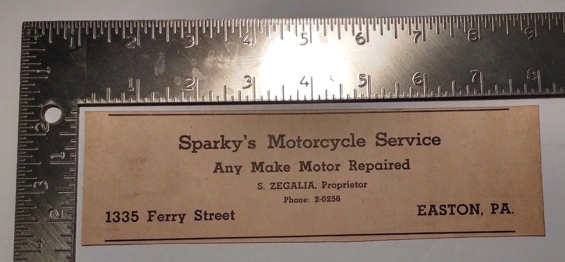 Sparky's sale motorcycle shop