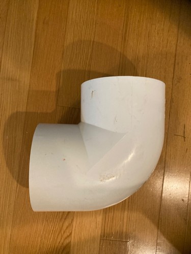 Lot of 6” PVC Sch 40 Fittings 2) Tees, 4) Elbows