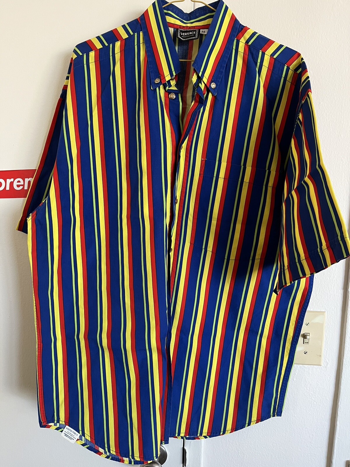 Vintage versace shirt mens Gem