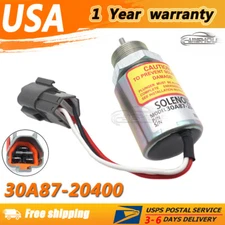 30A87-10400 30A87-20400 12V Fuel Shut Off Solenoid For Mitsubishi L3E S3L S4L WR