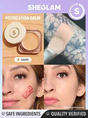 SHEGLAM Full Coverage Foundation Balm Fair Long Lasting Flawless Moisturizing