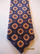 Jos A Bank Blue Silk Neck Tie