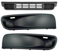 SET Lüftungsgitter GITTER Stoßstange vorne Für VW TRANSPORTER T5 04.2003-10.2009