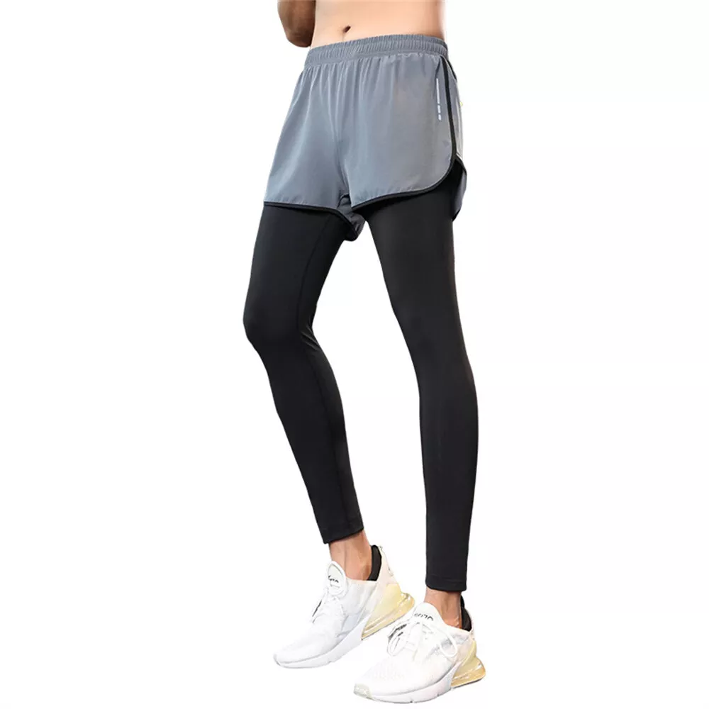 Sports tights with shorts