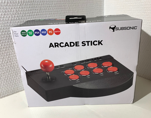 Stick Arcade Subsonic - Compatible Xbox X/S, ONE, PS4, PS3, Switch, PC - Noir