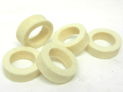 #ad 5 Pcs 1 7 32quot; x 13 16quot;ID x 3 8quot; Felt Ring Washer Friction Seal Compressed Wool $12.99